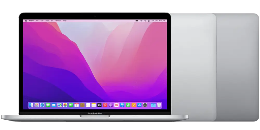مک بوک پرو 13.3 اینچی اپل مدل  Apple MacBook Pro 2022 MNEH3 M2 / رم 8گیگابایت ظرفیت 256 گیگابایت